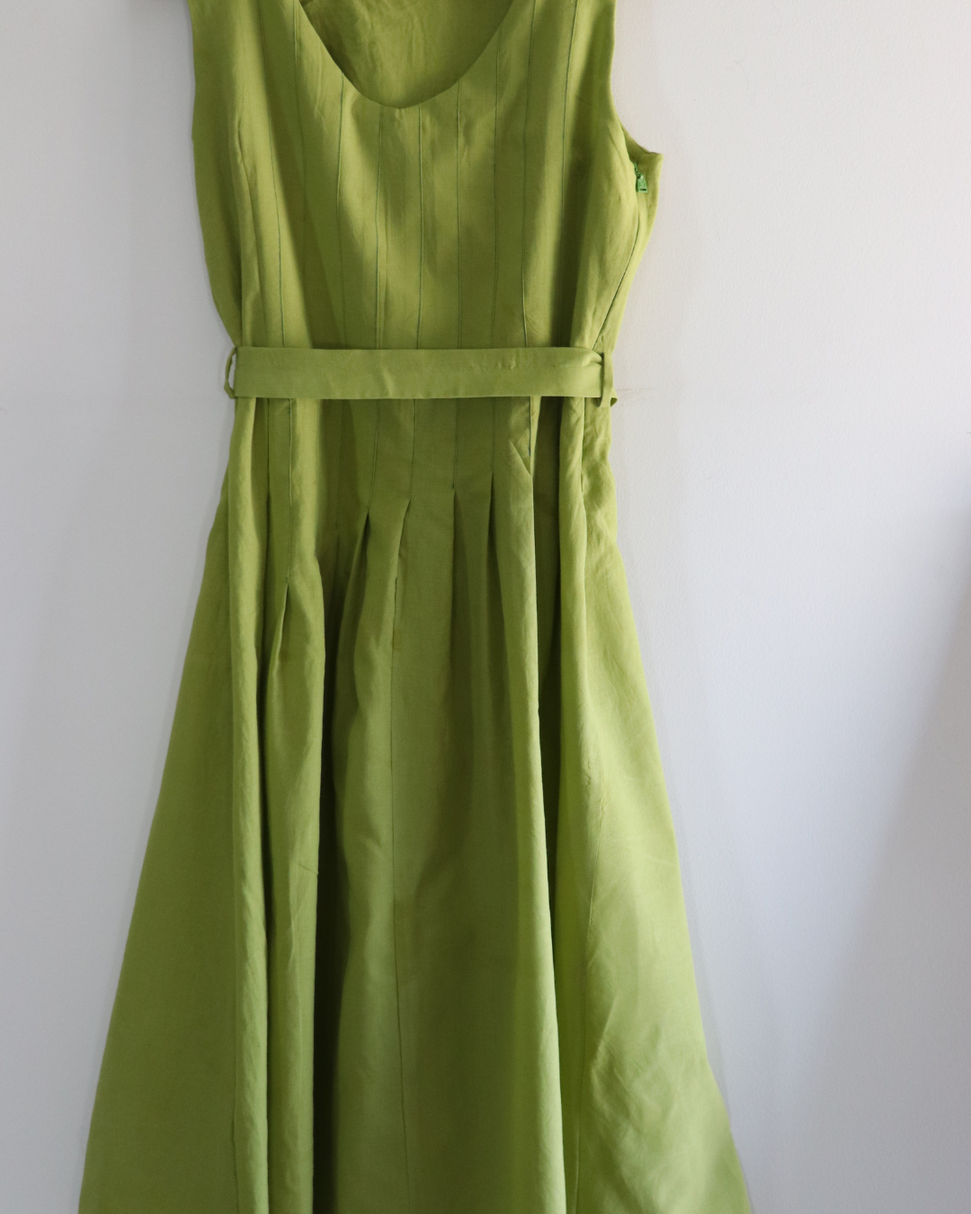 Pleated Dress with belt
