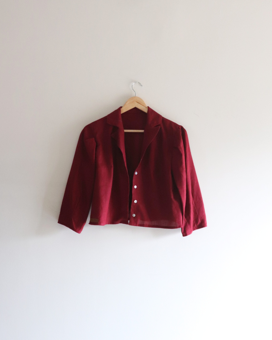 Button down shirt with sleeves