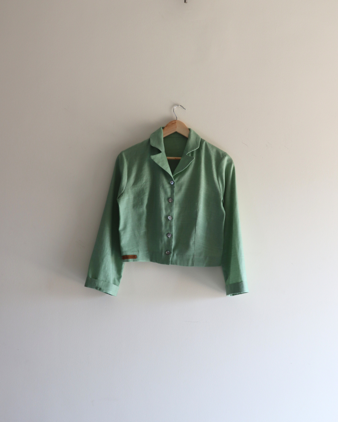 Button down shirt with sleeves