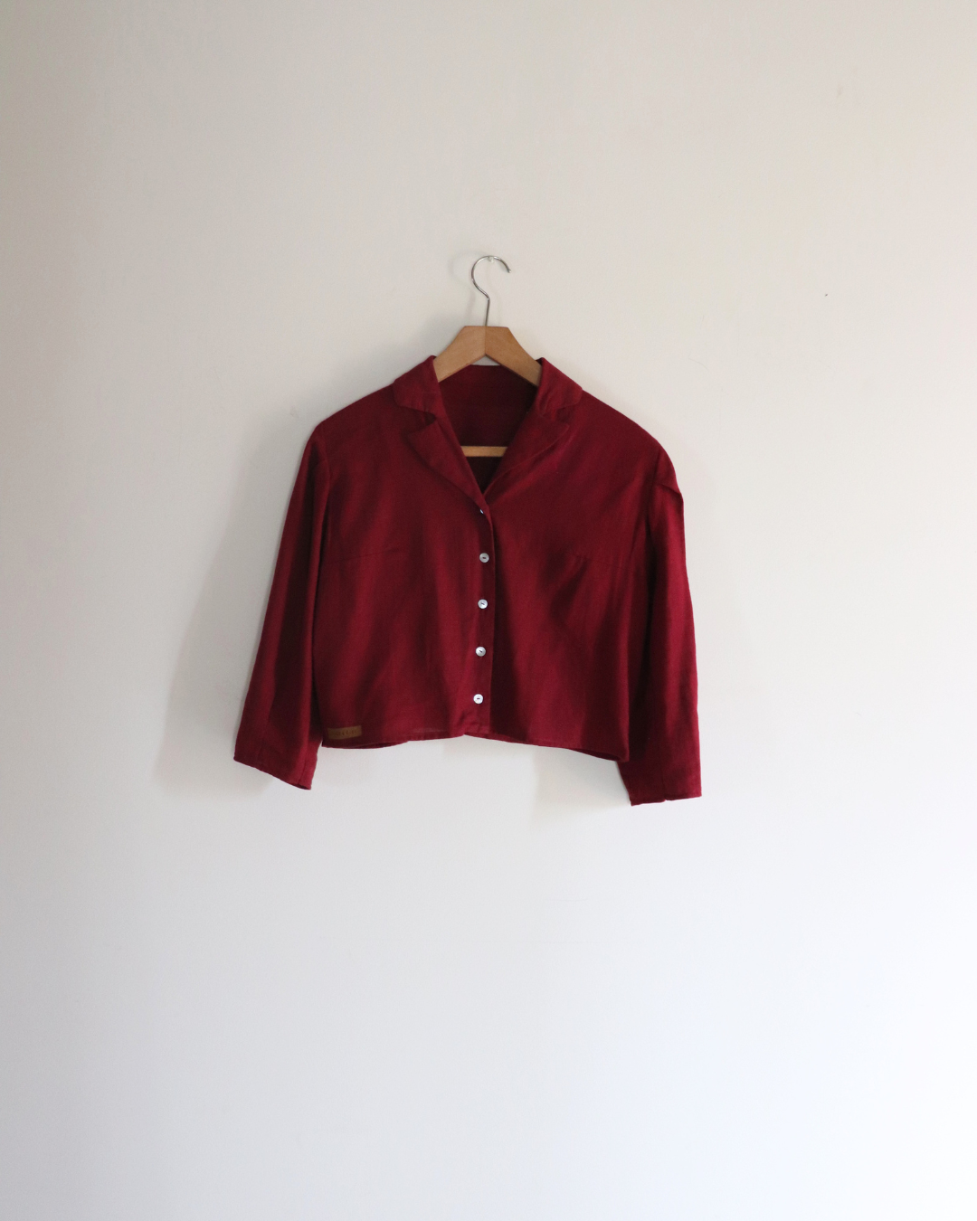 Button down shirt with sleeves