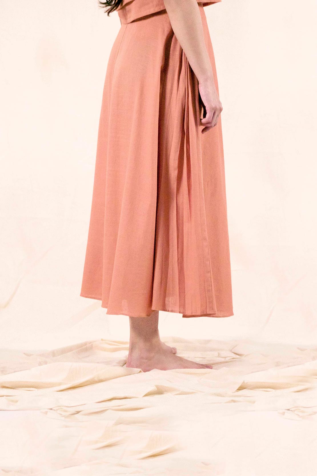 Tiered & Peachy -  Skirt